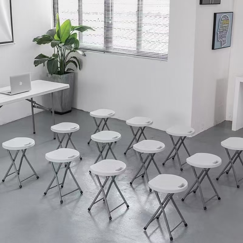 户外桌椅应折叠小圆桌凳简易餐桌便携式家用吃饭小桌子洽谈桌茶几折叠椅户外桌椅星辰家具详情5