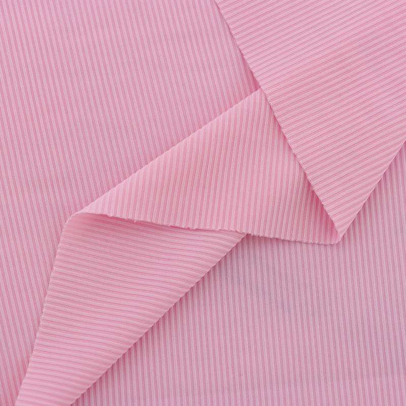 2*2冰丝罗纹布 冰感弹力速干坑条 阔腿裤T恤打底衫休闲服春夏面料细节图