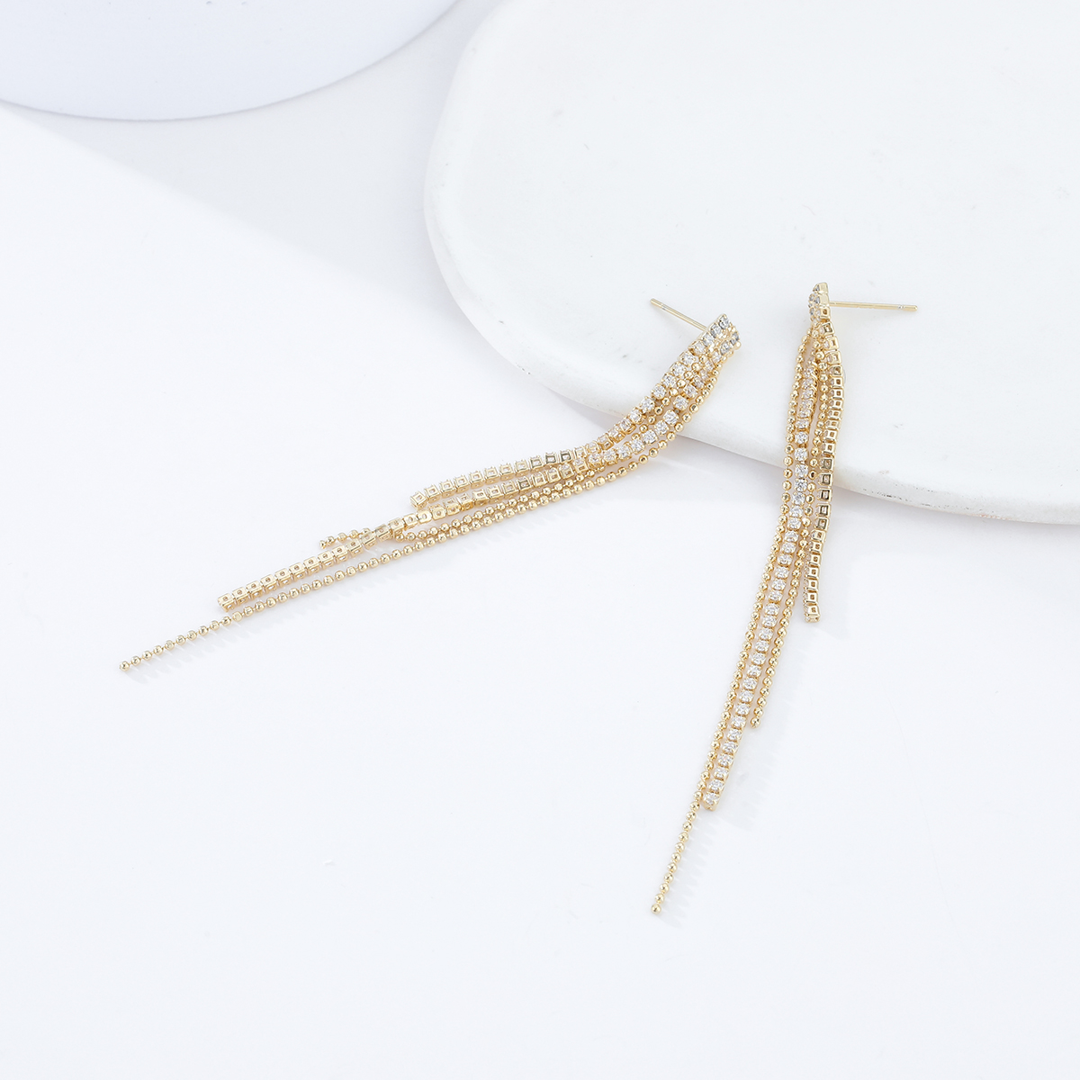 饰品/饰品女长款气质/耳环女长款气质/欧比雅比/耳钉细节图