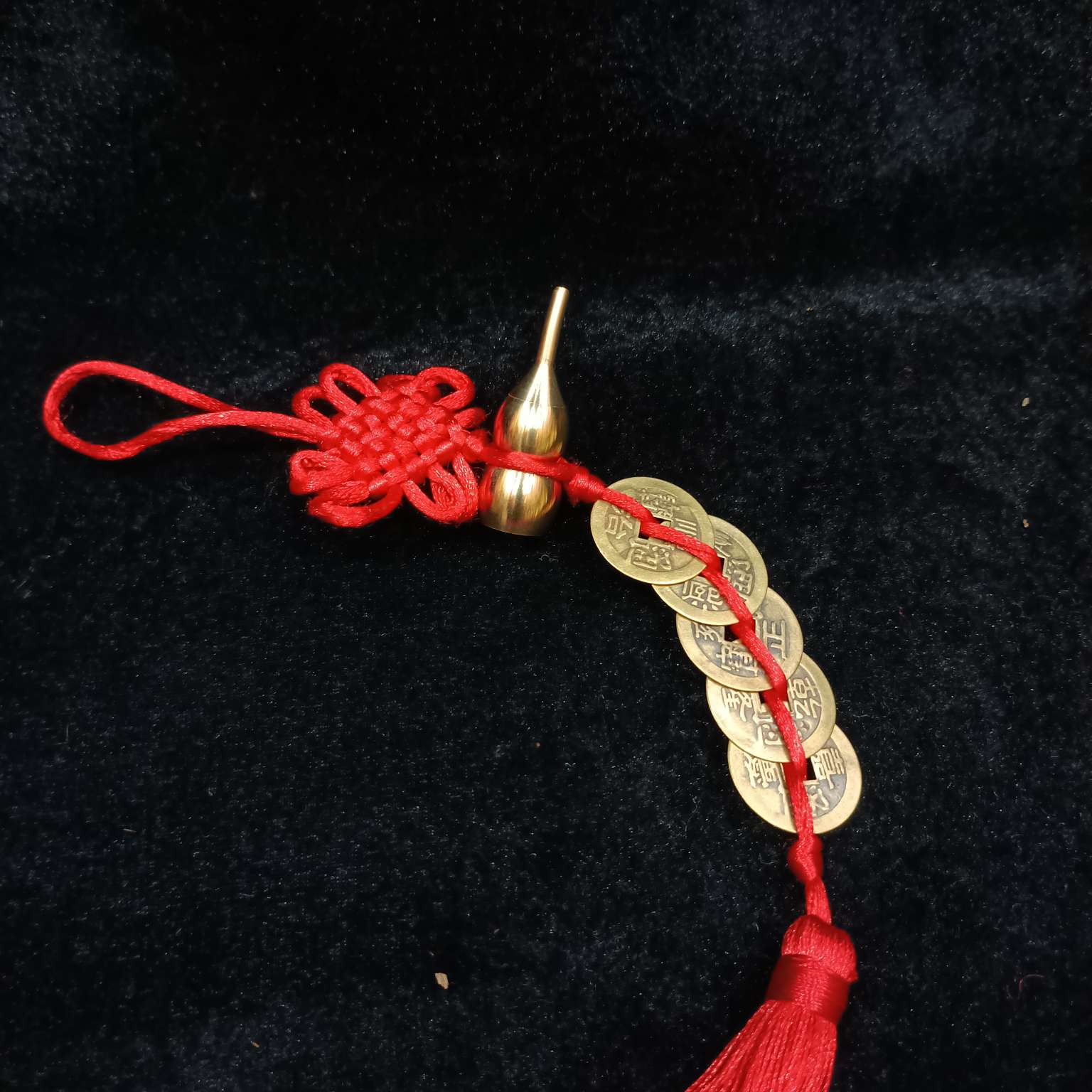السلالة الصينية الصينية الصينية لديها قطعتان من خمسة امتار من القرع الأحمر الأصفر detail image 9