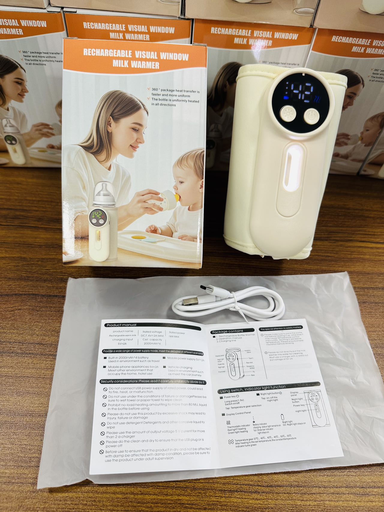 可夜视暖奶器，无线恒温暖奶器，暖奶器小夜灯（891-206）详情16