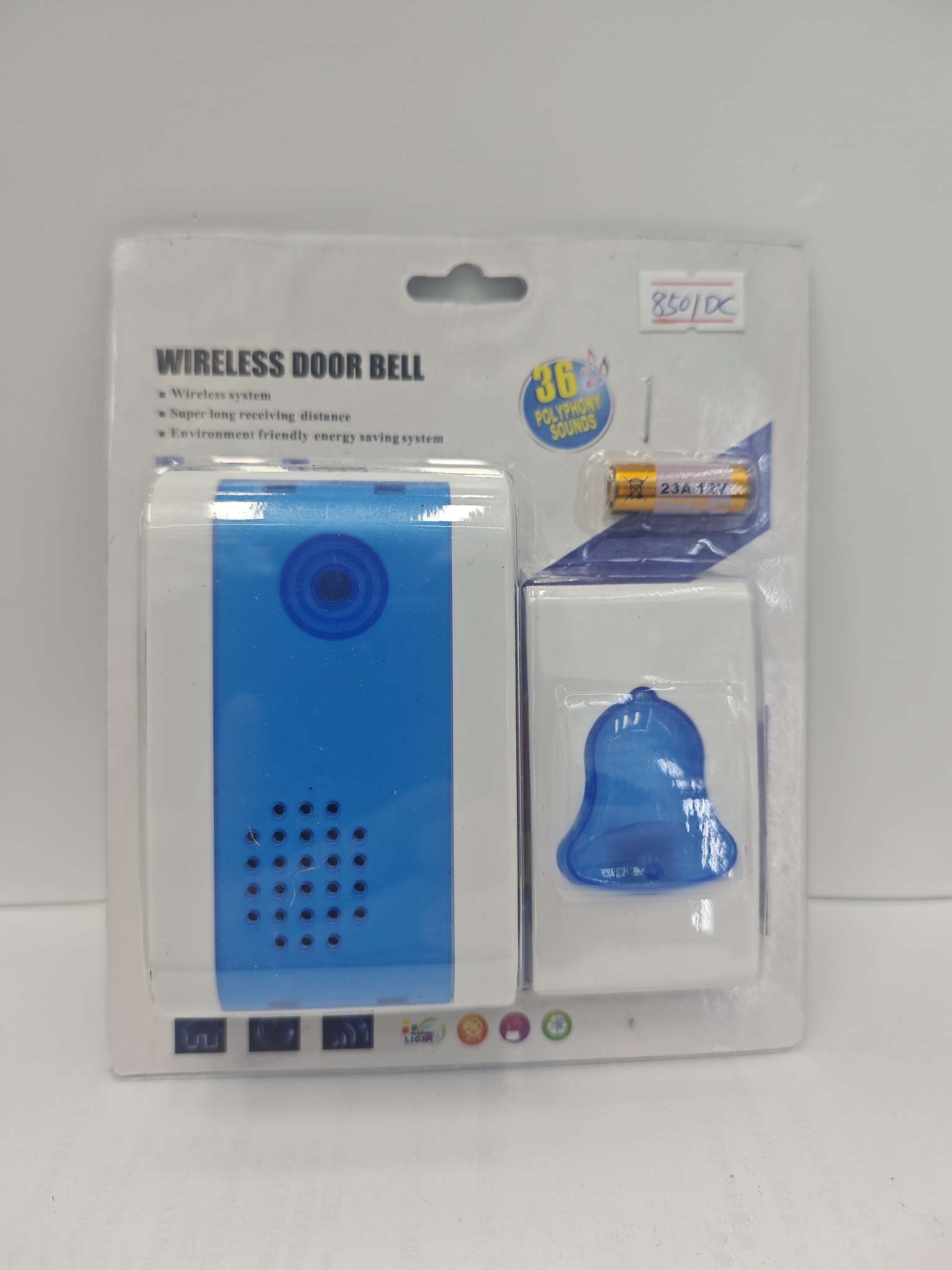 无线门铃 遥控门铃电子遥控门铃家用无线呼叫器 电子门铃8501DC 