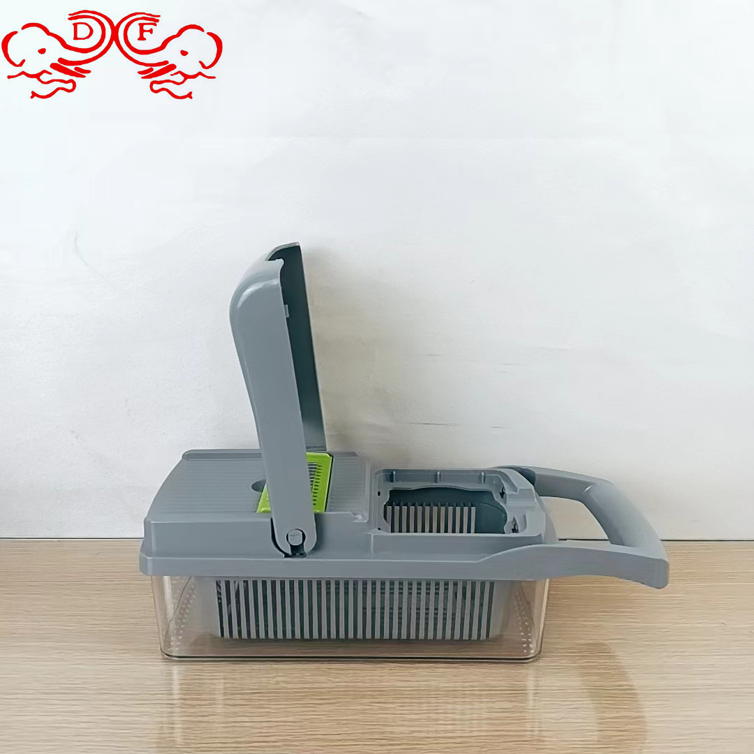 DF68716 Vegetable cutter, multi-functional dicing cutter, shredder, grater and slicer, DF TRADINGHOUSE Specification image