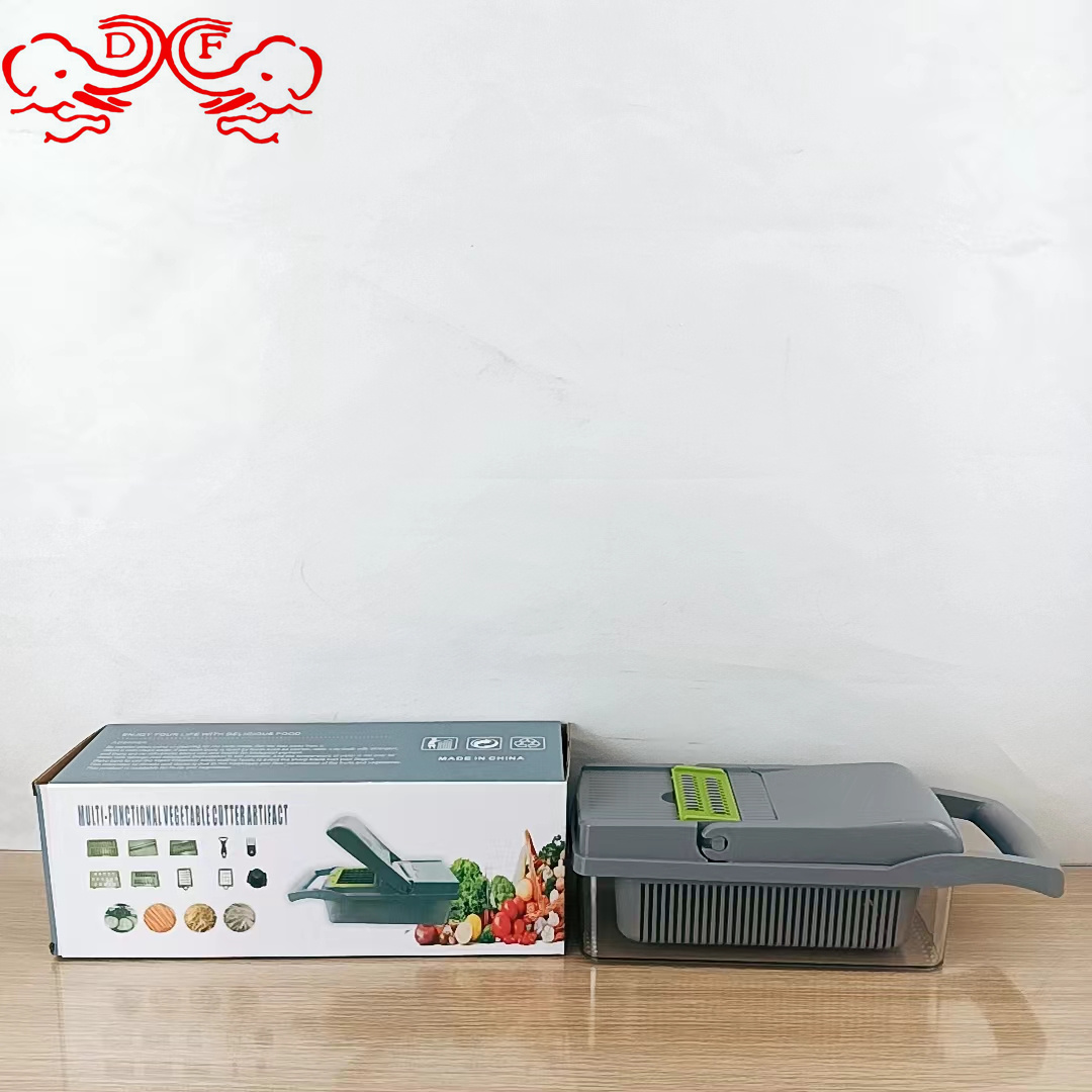 DF68716 Vegetable cutter, multi-functional dicing cutter, shredder, grater and slicer, DF TRADINGHOUSE details Picture