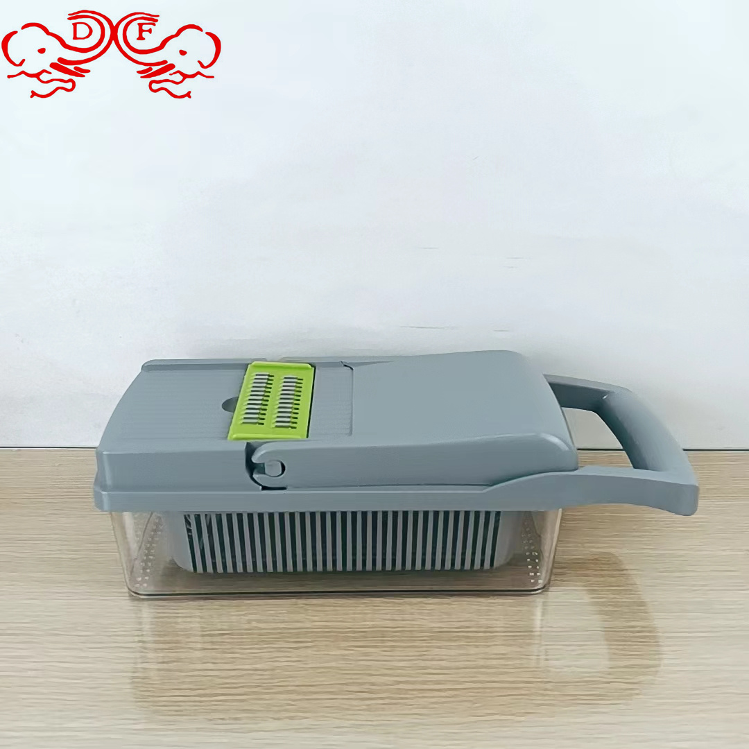 DF68716 Vegetable cutter, multi-functional dicing cutter, shredder, grater and slicer, DF TRADINGHOUSE Item Picture