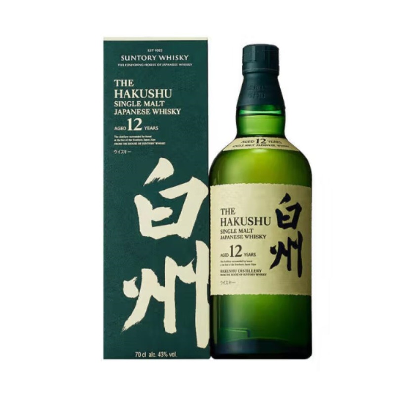 批发包邮日本原装进口洋酒白州12年单一麦芽威士忌700ml 43%vol