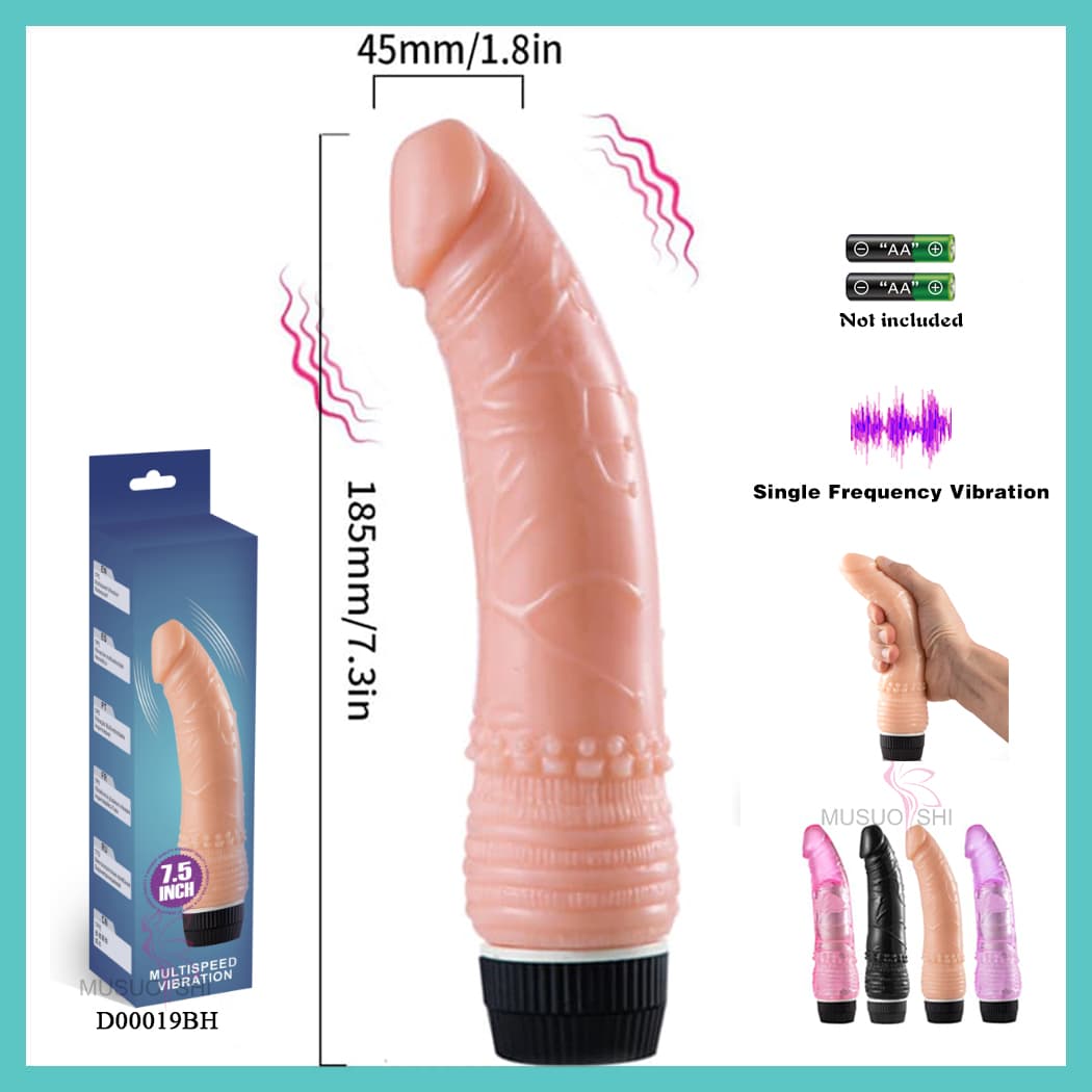 D00019BH  sex toys 10 Speed Waterproof Speed Vibrating Dildo for Women Female full figure