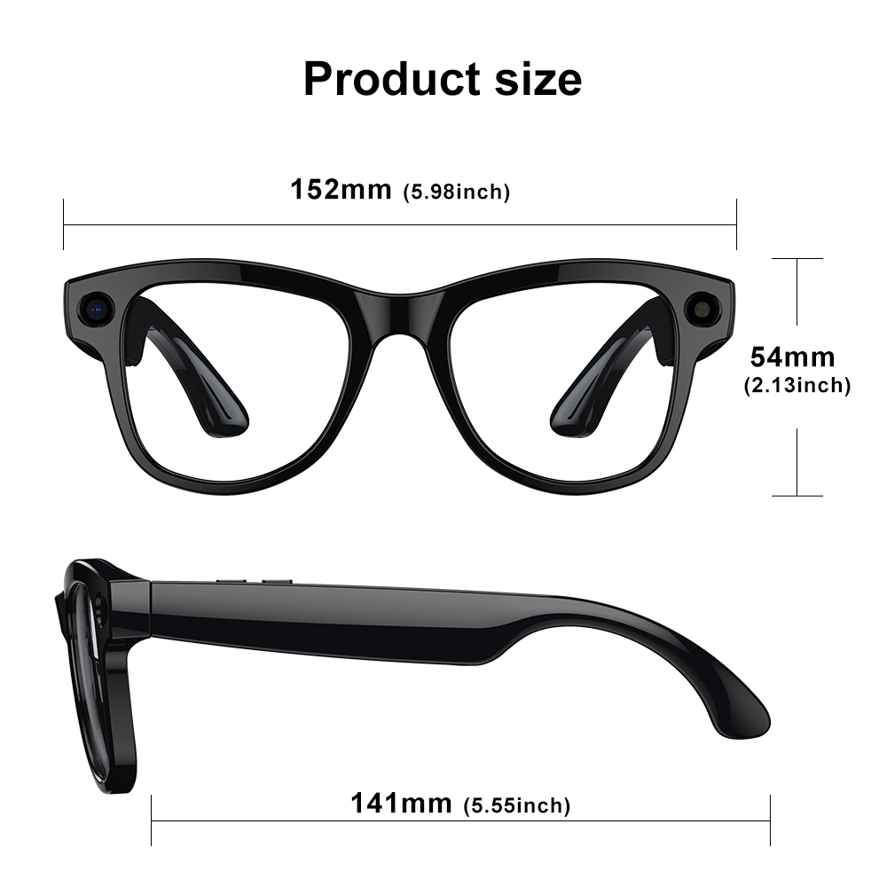 Komex Ai intelligent Bluetooth shooting glasses