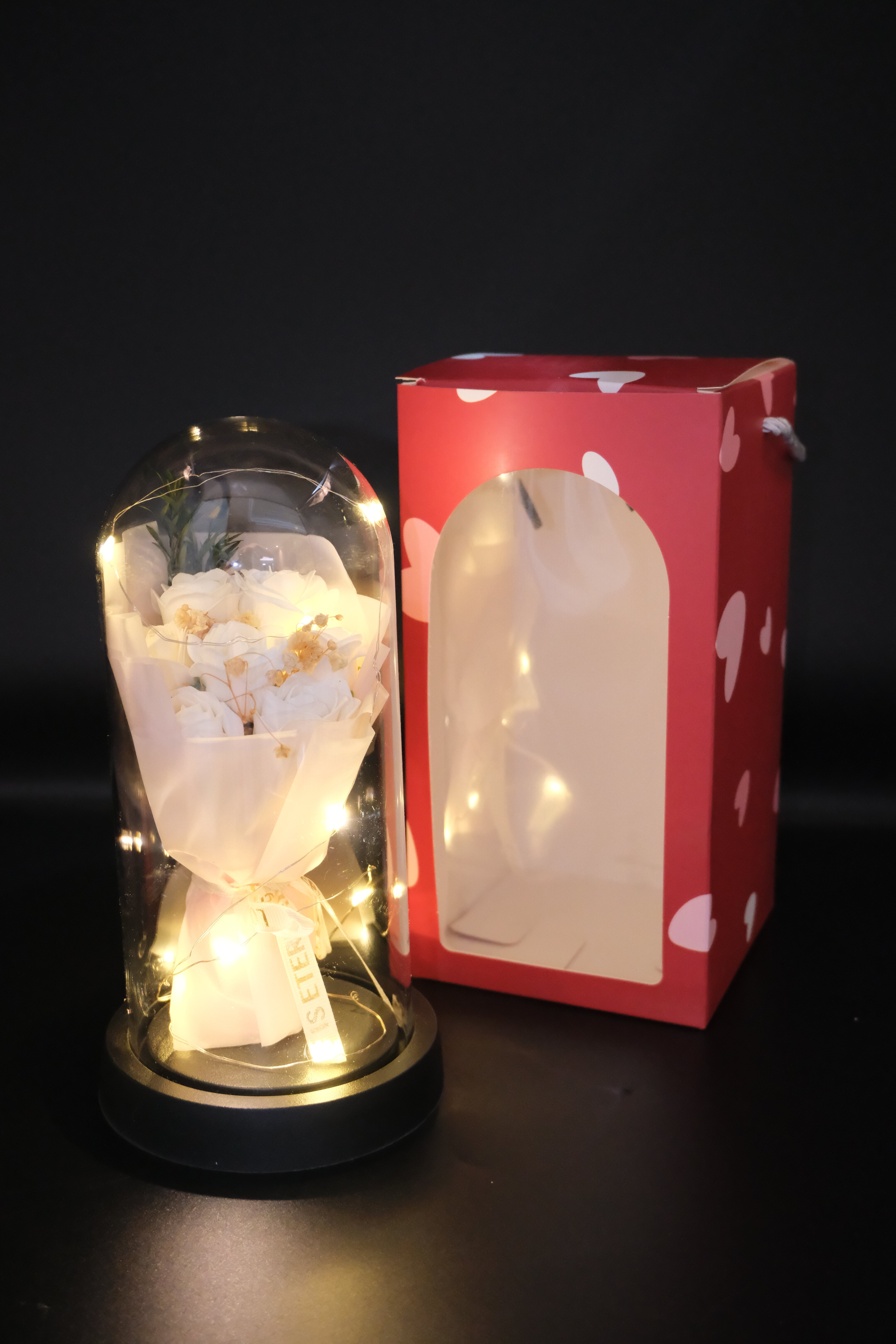 长臂落地灯/荷花灯/LED水晶摆件/灯具/实木工艺品产品图