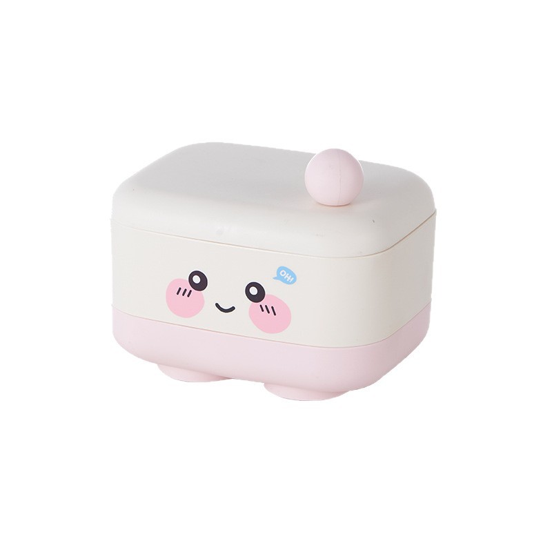 J06-9018 Covered soap box, leak-proof travel sealed box, household, boarding, student dormitory, large covered portable soap rack Application Scenario