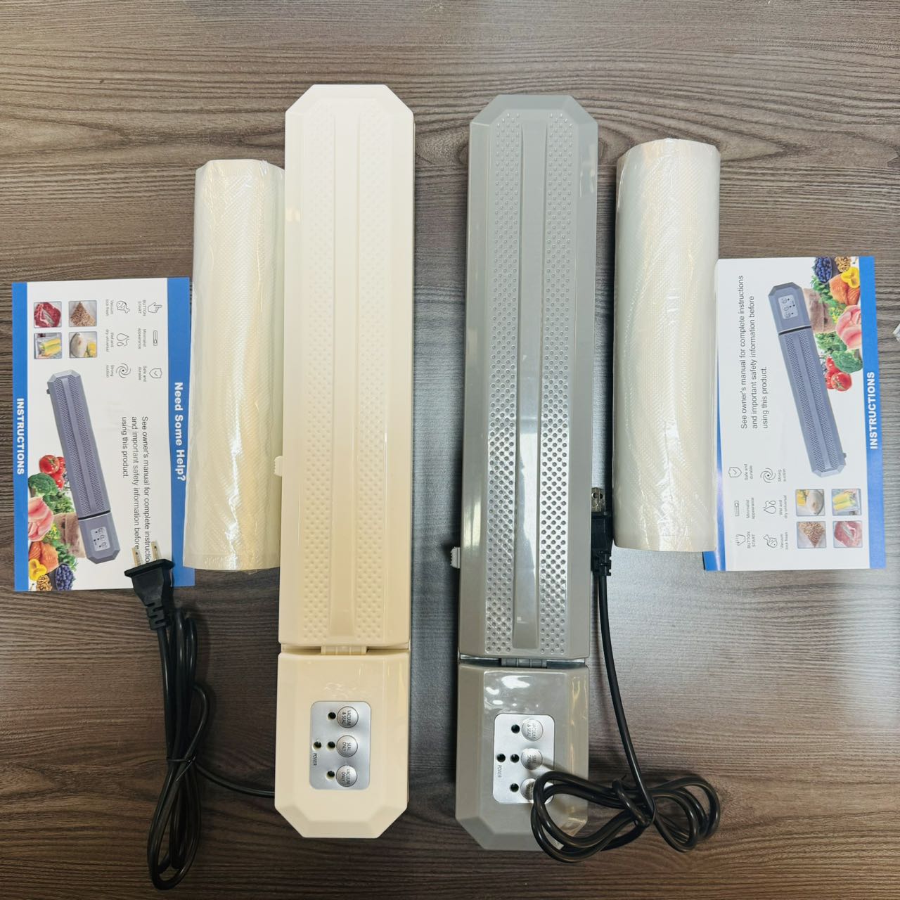 Double-seal vacuum machine, fully automatic sealing machine, sealing machine