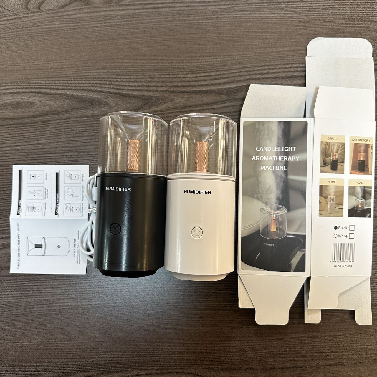 Candlelight car humidifier