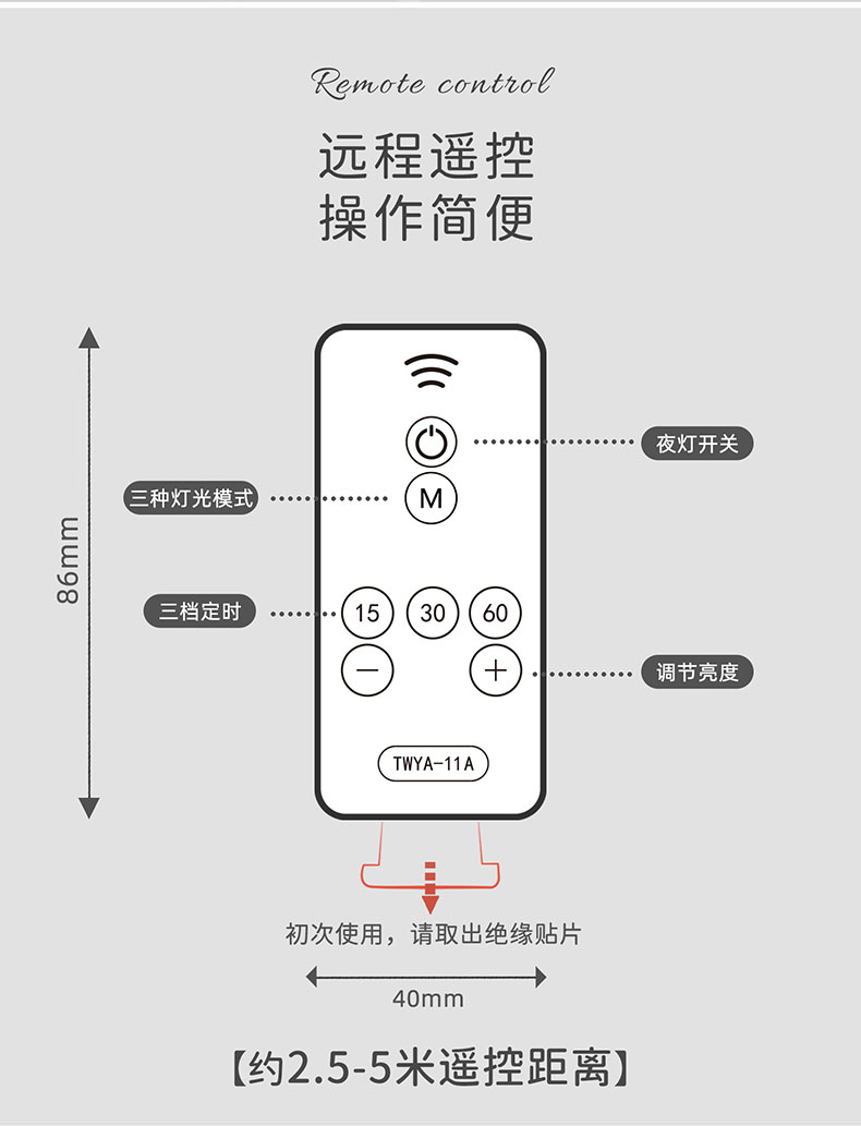 USB投影灯，百变软管直插夜灯，月球投影灯(825-Y02）详情15