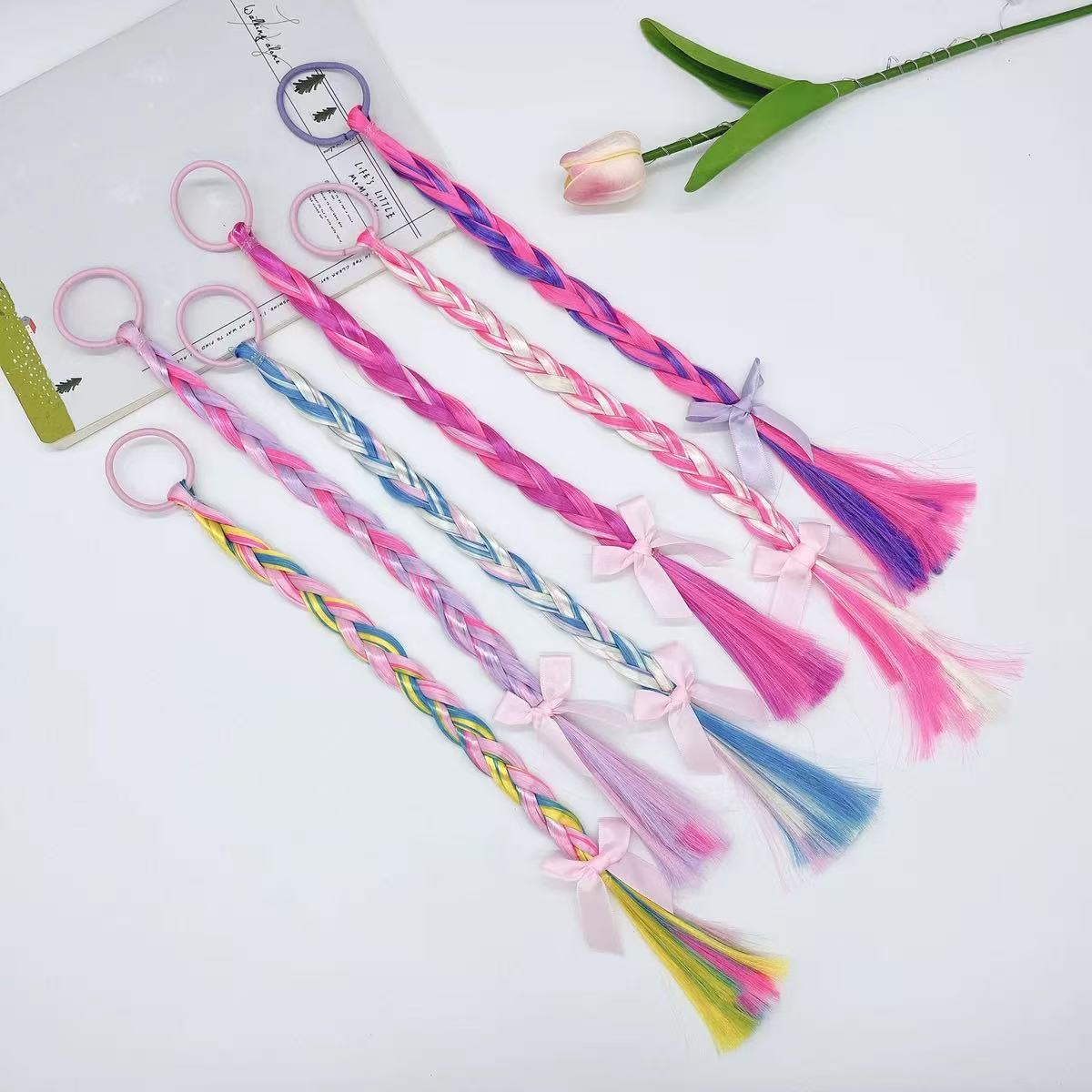 假发马尾棉花娃娃假发辫个护家清用品自然逼真时尚百搭款适用场景假发辫细节图