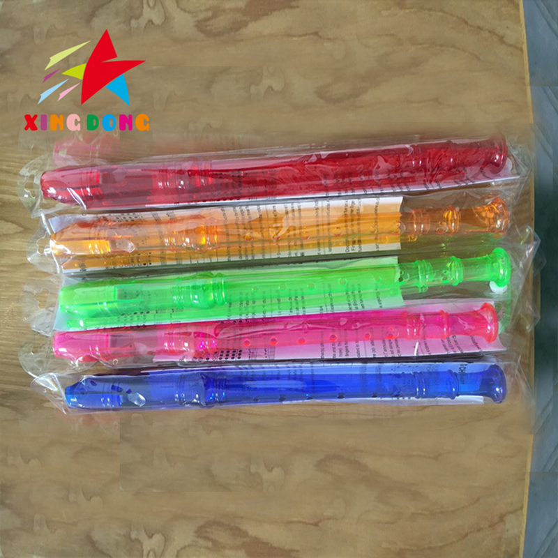 Children's toys, colorful transparent flutes, children's Musical Instruments, trumpets, flutes Item Picture
