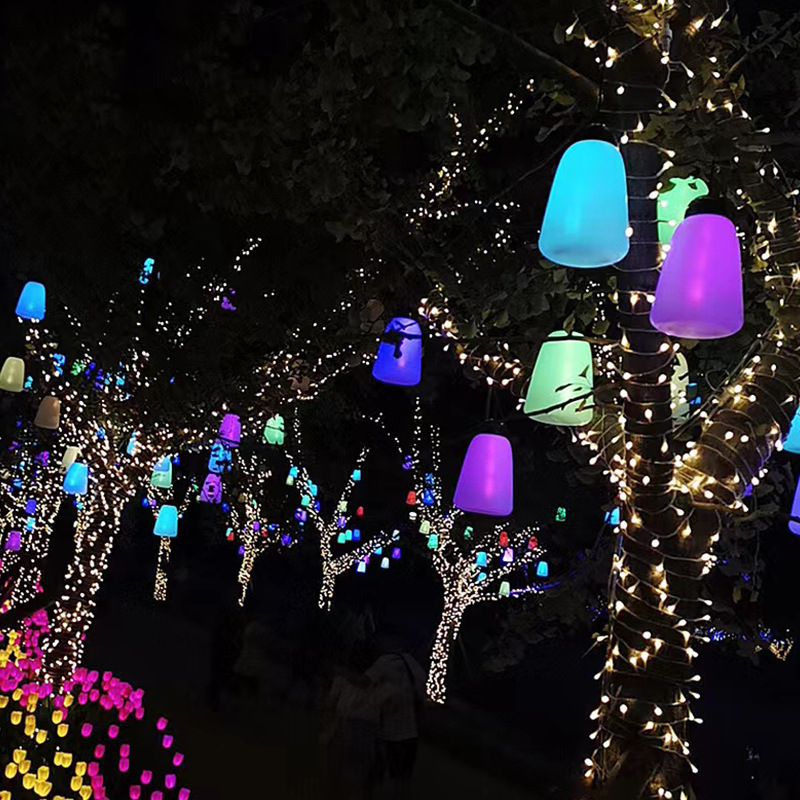 Wholesale of outdoor waterproof seven-color color-changing breathing lights, landscape hanging tree lights, and forest breathing lights Specification drawing