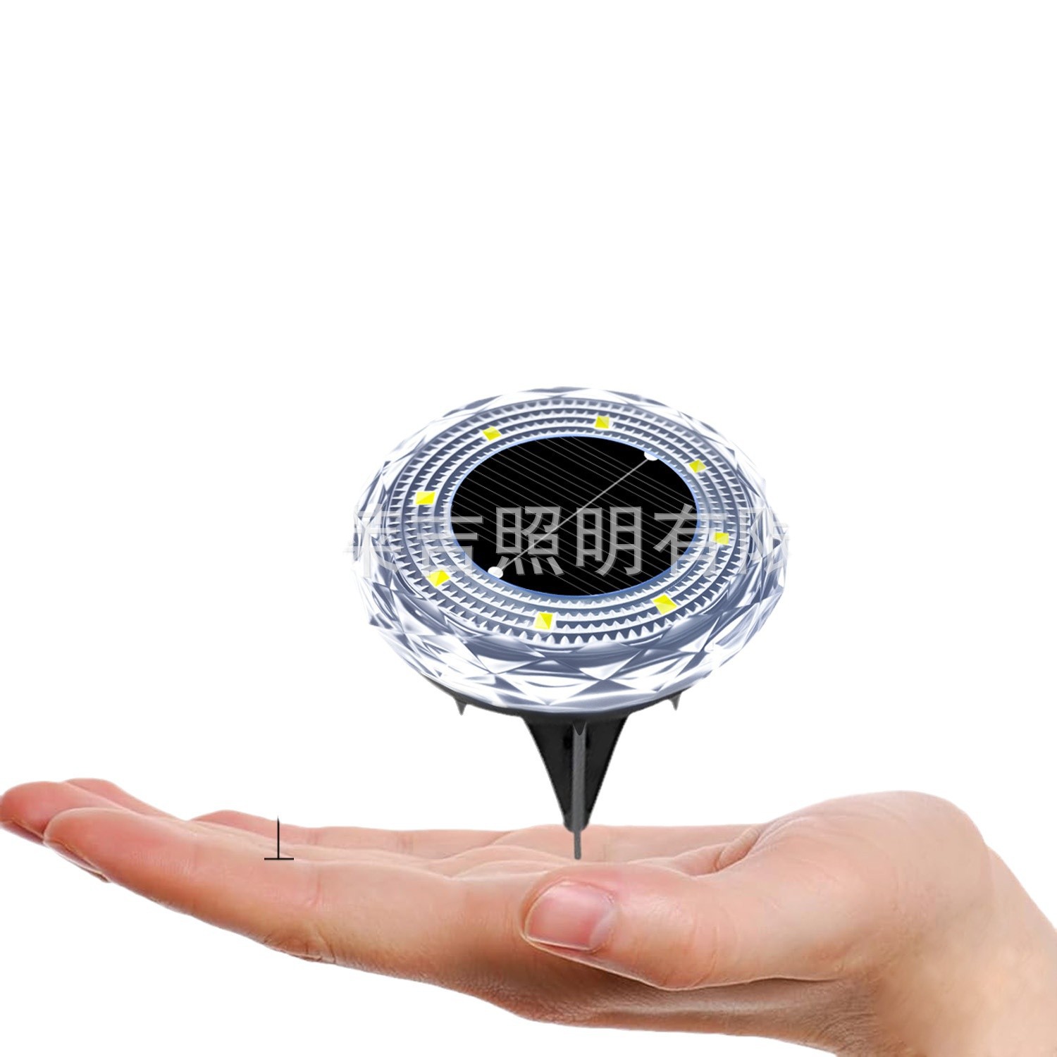 Solar-powered ground lamps, outdoor garden installation lamps, waterproof ground insertion solar garden lamps for small courtyards Item Picture