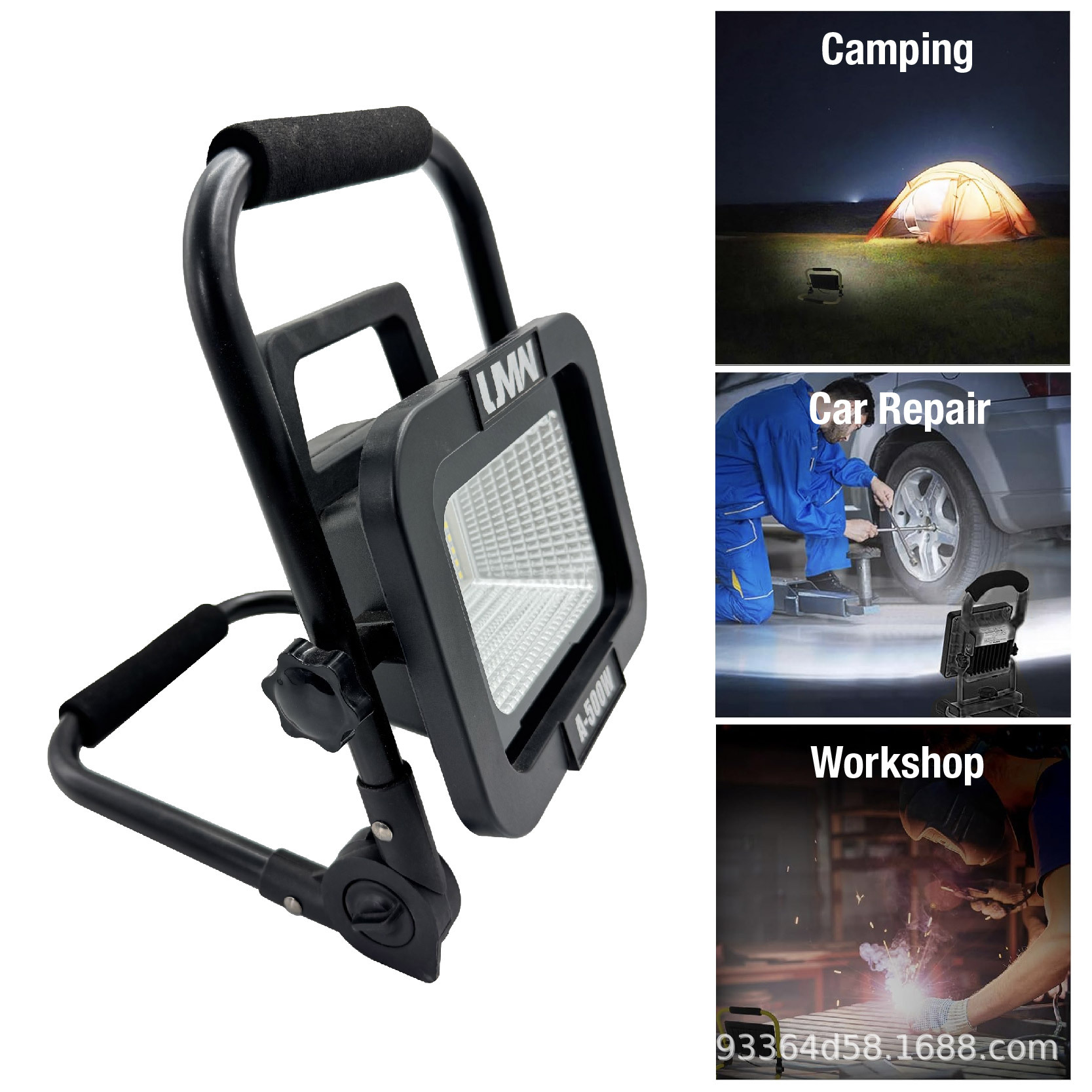 Lithium battery tool battery LED lighting, outdoor maintenance floodlight, cross-border lithium battery LED floodlight, 21V Makita Item Picture