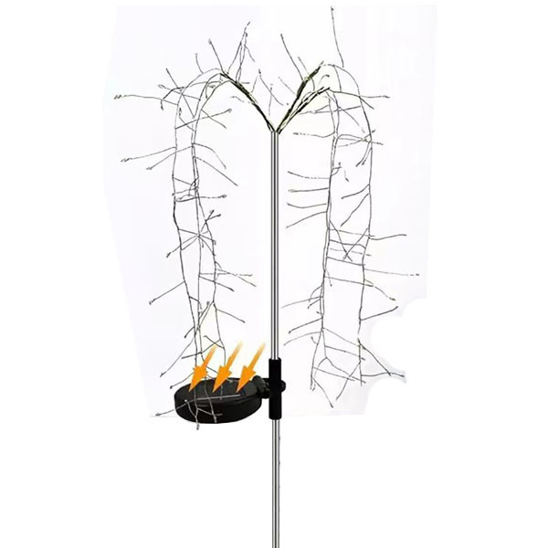Solar smoke lamp, led outdoor lawn lamp, waterproof ground plug lamp, garden and courtyard lamp, dandelion ground lamp Item Picture