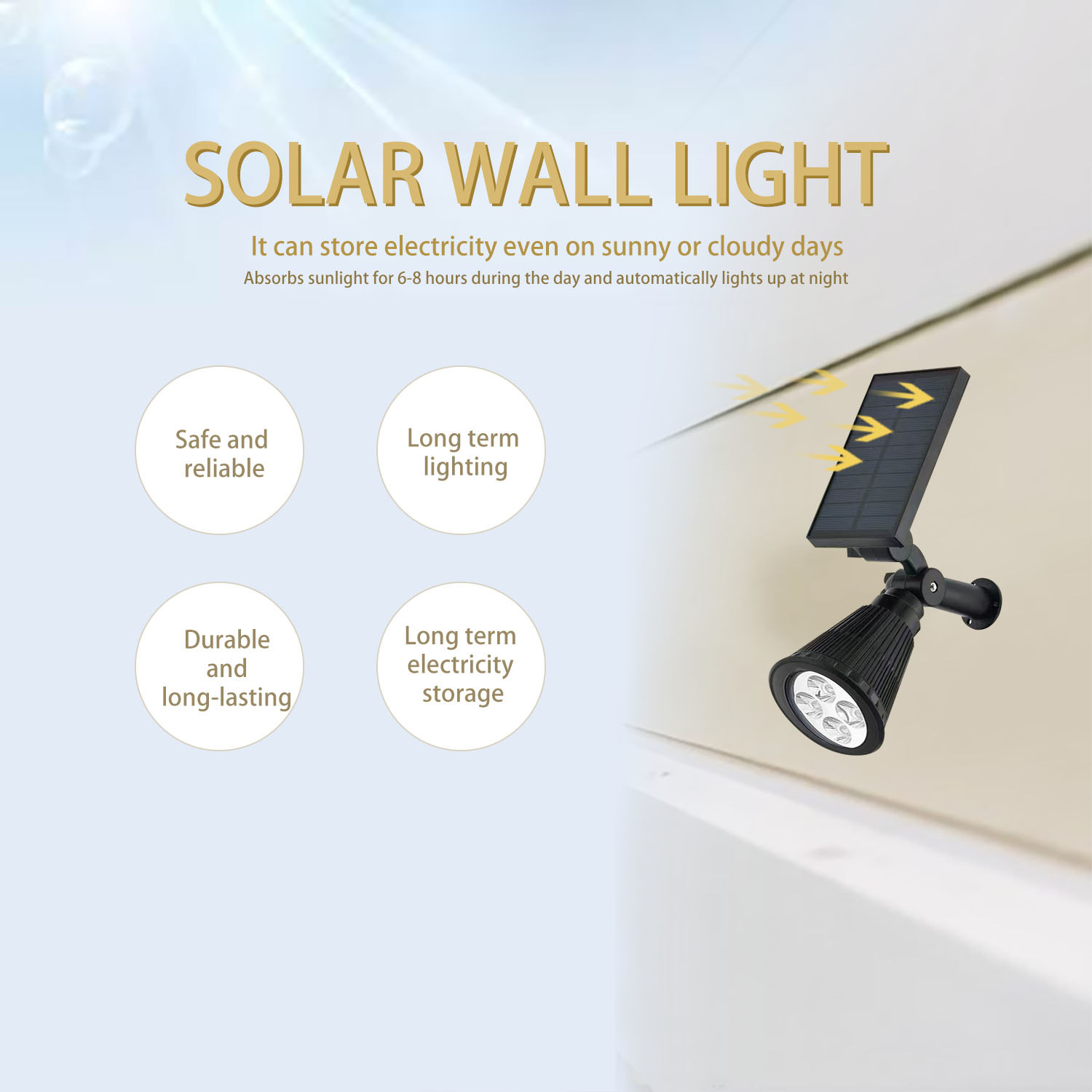 Solar lawn lights, spotlights, RGB courtyard decorative floodlights, seven-color lighting trees, garden landscape lights, ground insert lights Application Scenario