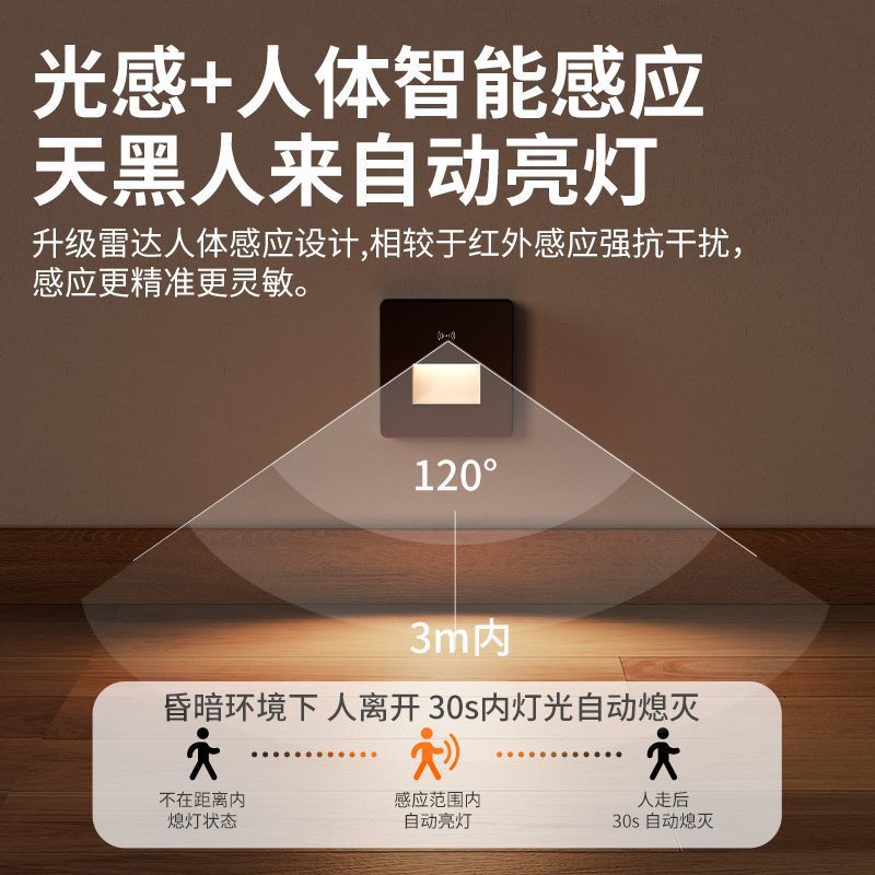 86-type embedded human body sensor floor light, staircase tread sensor light, corridor, passageway and corridor LED skirting light Application Scenario