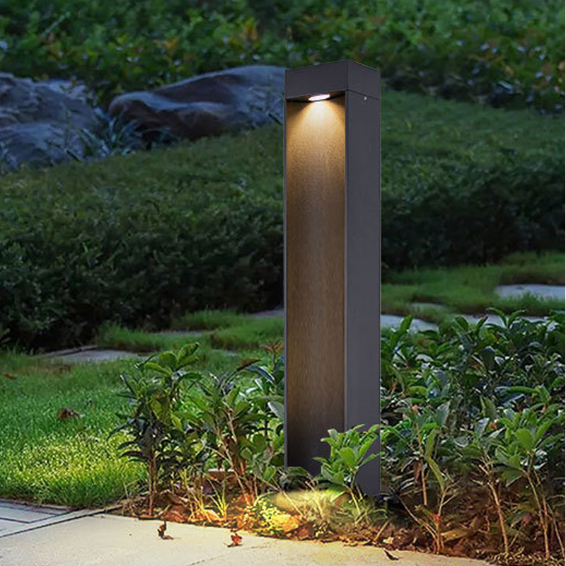 Square lawn lights, LED outdoor community road landscape lights, aluminum household villa park forest and grassland courtyard lights details Picture