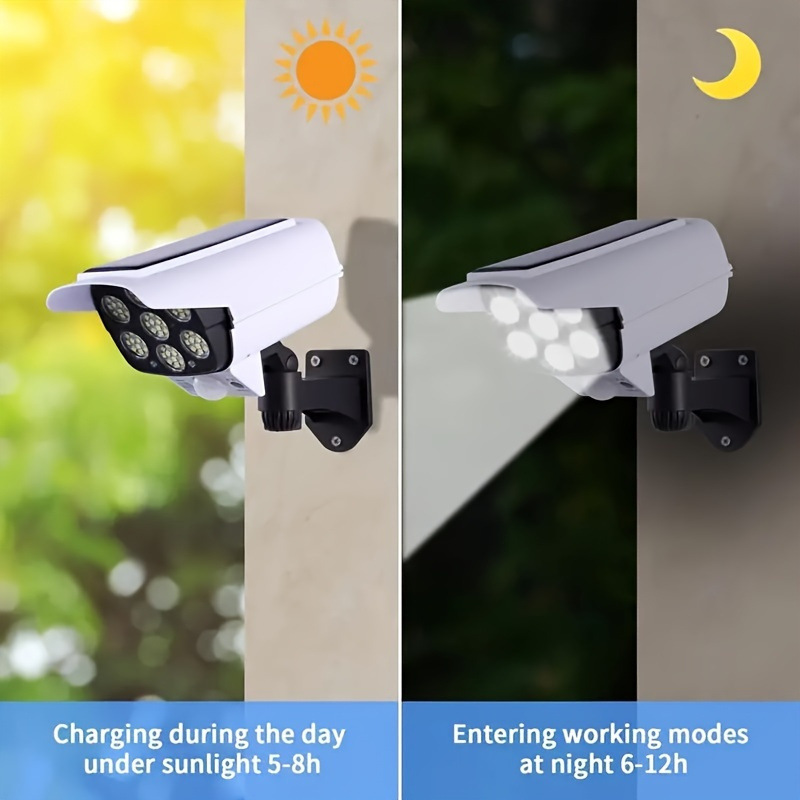 Motion Sensor Solar Powered LED Floodlight | Features: With Application Scenario