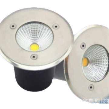 3W, 5W, 6W tile ground lights, 304 stainless steel surface, 65mm ground lights, courtyard spotlights, 12V, 24V, 90-277V Item Picture