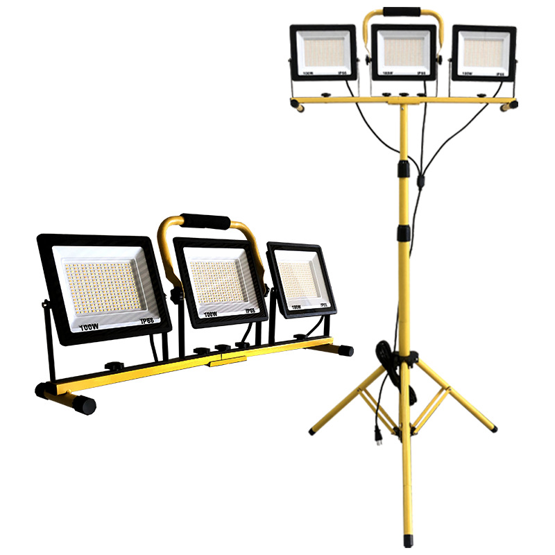 Cross-border led work lights, mobile floodlights, brackets, outdoor vehicle repair searchlights, construction site lighting, municipal power floodlights Item Picture