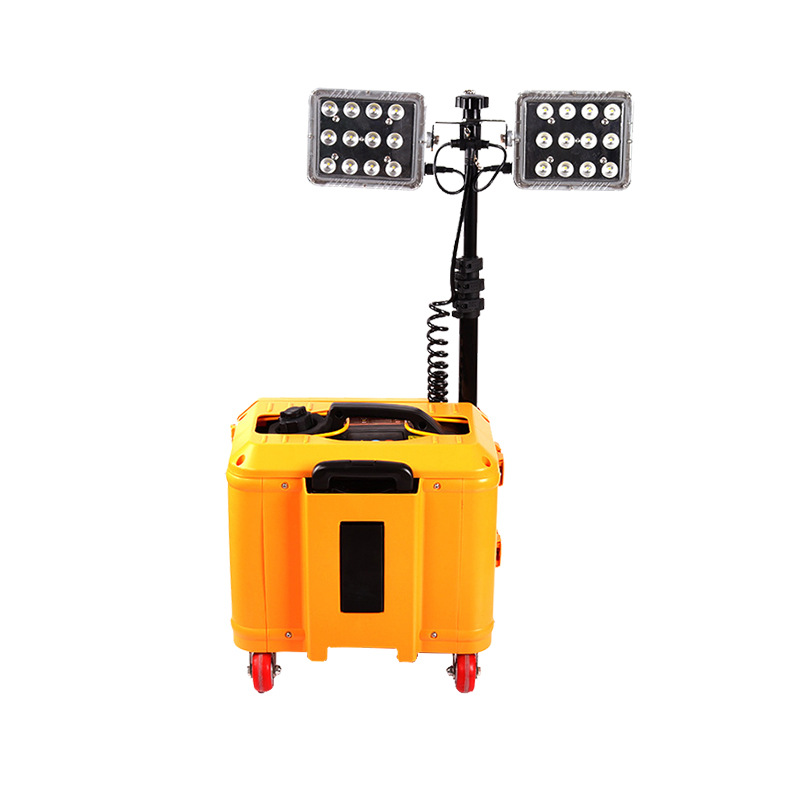 The GMD6120B multi-functional lifting work light, silent generator and LED work light of the same model as the top fire are portable full figure