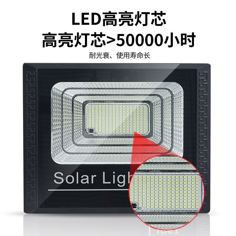 Cross-border new solar lamps, outdoor lighting, garden lamps, solar floodlights, new rural street lamps, factory direct sales details Picture