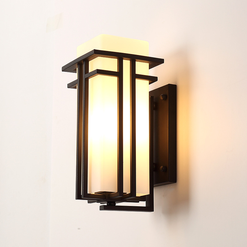 Factory direct sales of outdoor waterproof balcony, indoor and outdoor dual-purpose wall-mounted wall lamps, professional ironwork antique decorative lamps Application Scenario