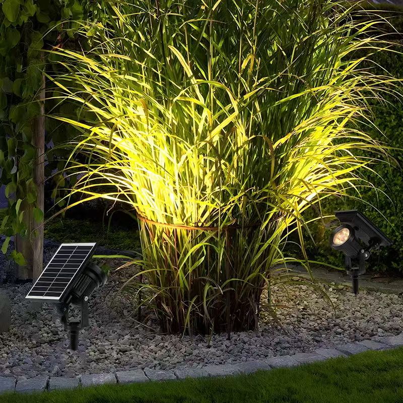 ✅ Solar tree projection light, led floodlight, tree projection ground light, projection light, lawn light, outdoor waterproof tree illumination light Specification drawing