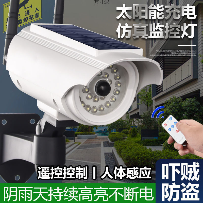Free shipping in Xinjiang for Dayangneng courtyard lamps, human-sensing outdoor yard lamps, home simulation surveillance cameras, and charging Specification drawing