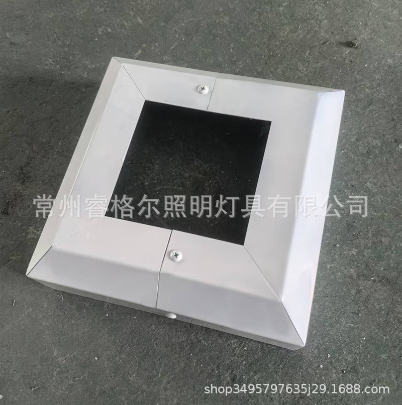Street lamp flange cover, screw cover, flange cover, lamp post base cover, street lamp protective cover, flange, lamp base decorative cover Application Scenario
