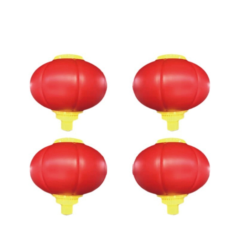 Two series of round LED lanterns, New Year's Day and New Year's festive red lanterns, wholesale of festival decorative landscape street lamps Item Picture