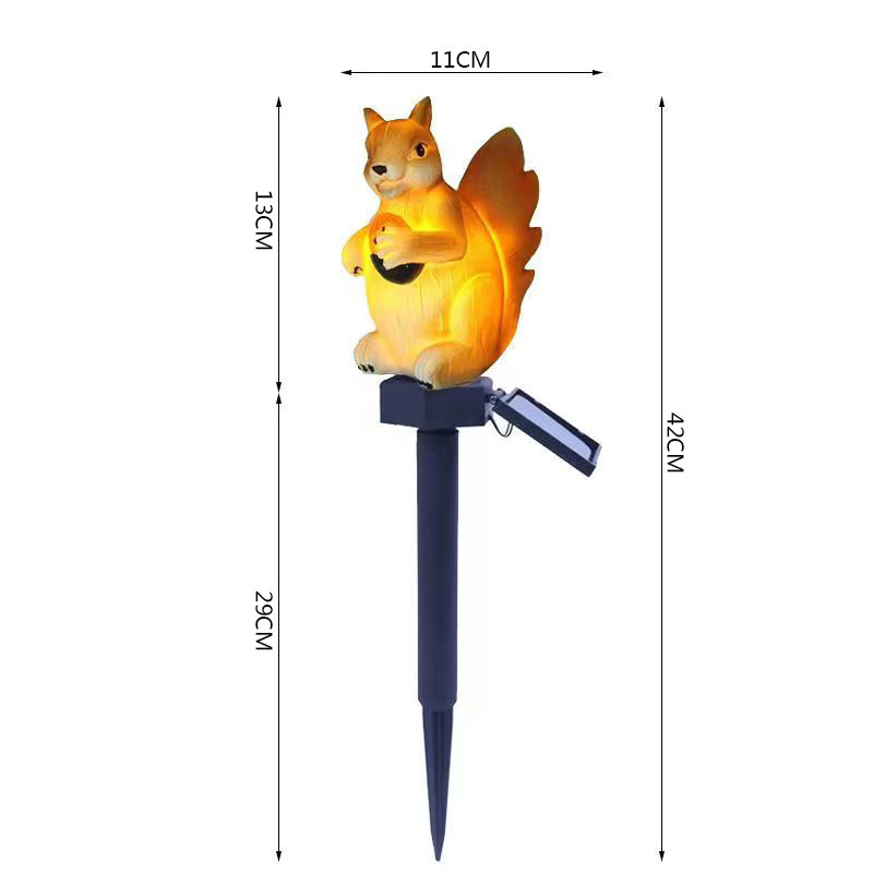 Solar owl resin lamps, animal resin lamps, courtyard lawn lamps, garden decorative lamps, landscape night lights Application Scenario