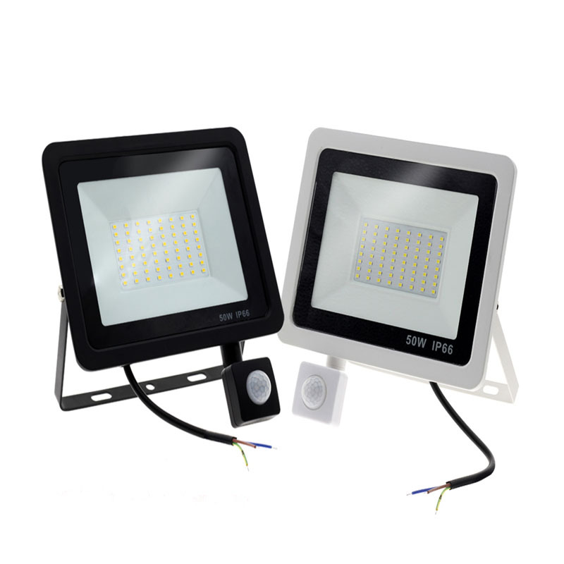Cross-border new products: LED human body sensor floodlight, outdoor courtyard corridor infrared sensor patch floodlight Item Picture