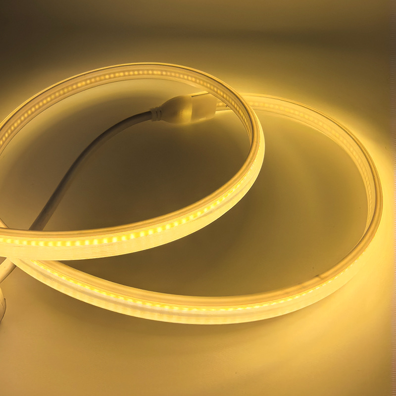 LED220V high-brightness COB waterproof light strip, self-adhesive linear light slot, home living room ceiling atmosphere, outdoor soft light strip Application Scenario