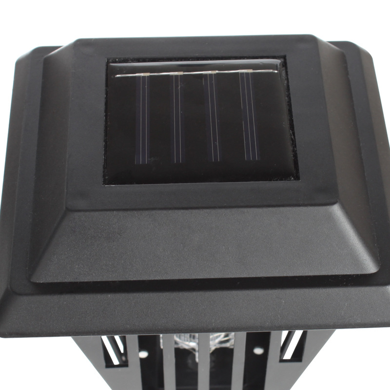 Solar-powered mosquito-killing lamp, outdoor waterproof, household courtyard garden, vegetable plot, ground insertion, floor-standing grassland, lawn lamp, mosquito repellent lamp Specification drawing