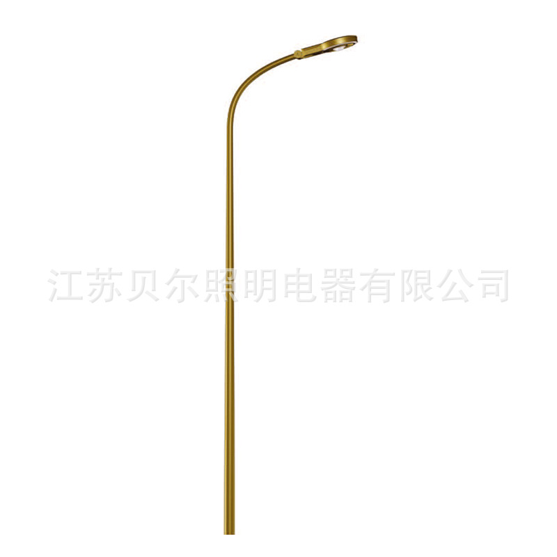 Single and double arm street lamps, led road municipal street lamps, 8-meter, 10-meter, 12-meter high and low arm bilateral street lamp pole project payment Item Picture