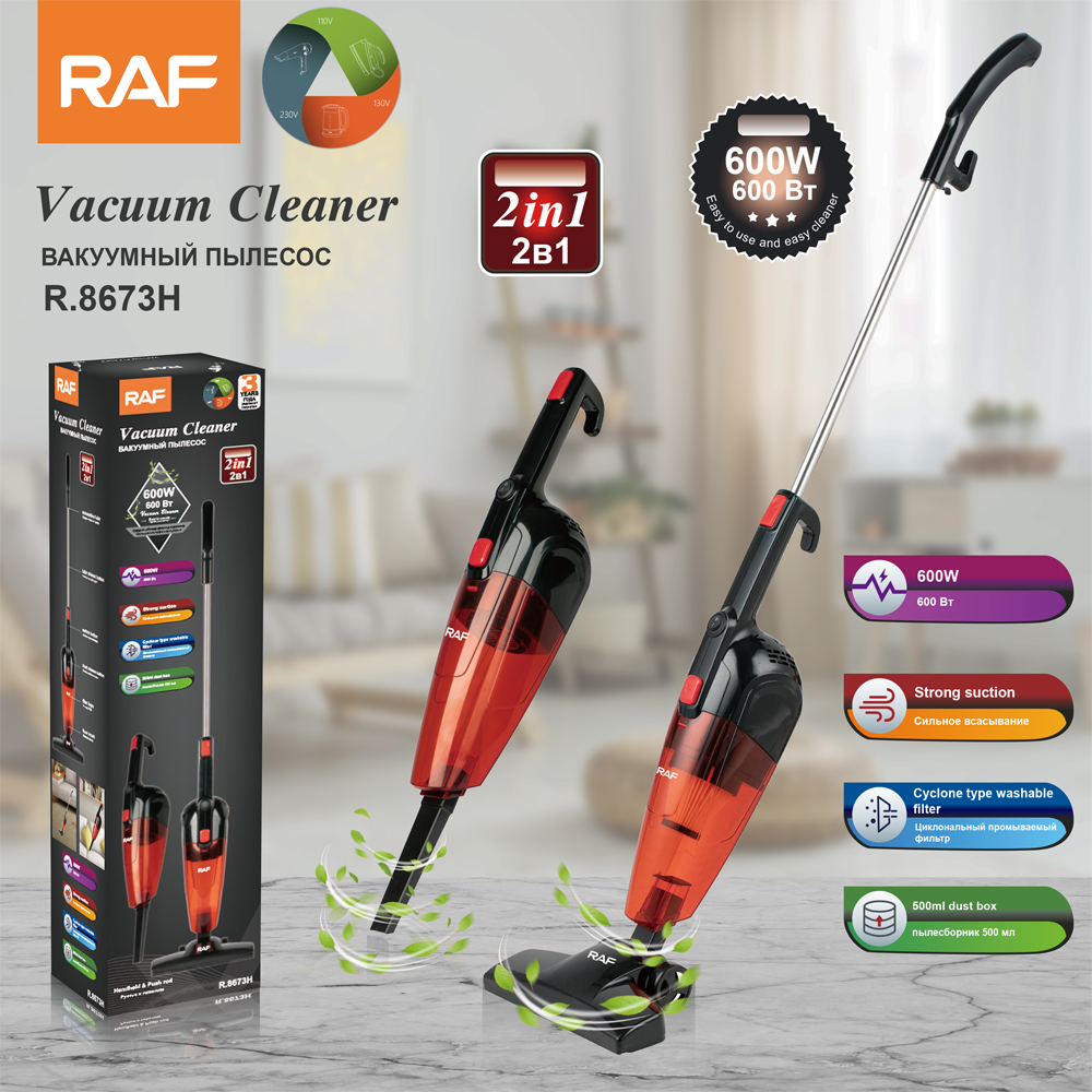 RAF European standard cross-border wired vacuum cleaner, household handheld high-power vacuum cleaner, portable car all-in-one with strong suction power pic 5