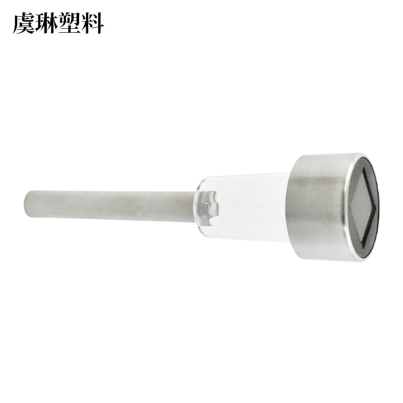 Factory wholesale 4.5LED garden decorative lights, ground socket lights, solar stainless steel small tube lights, lawn lights and courtyard lights Item Picture