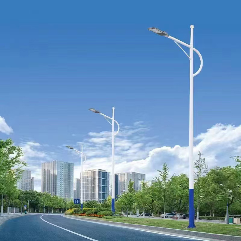 Outdoor road lighting led street lamps, Golden Bean model A-arm, community new rural roadside street lamps Specification drawing