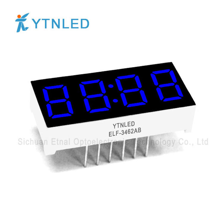 0.36-inch 4-digit clock digital tube with common Yin and Yang, red, yellow, green, emerald green, blue and white light Application Scenario