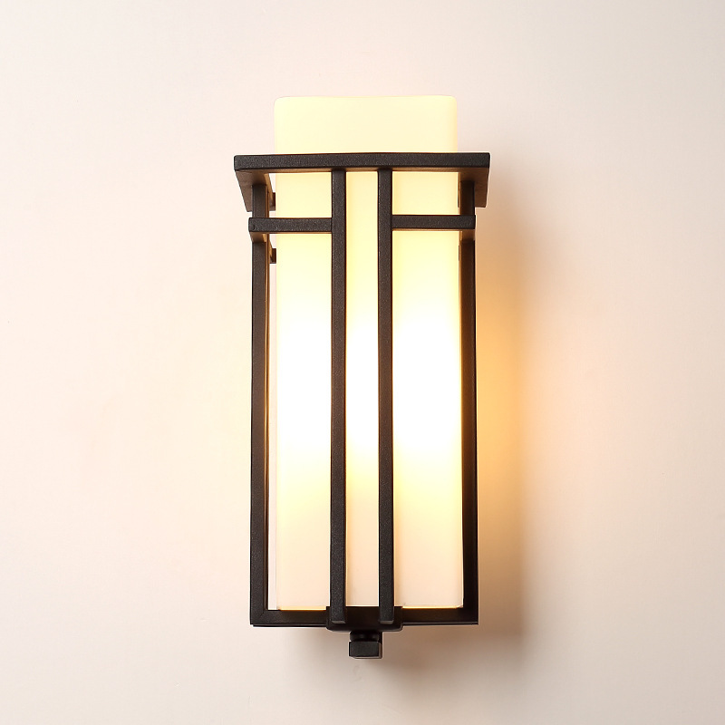 Factory direct sales of outdoor waterproof balcony, indoor and outdoor dual-purpose wall-mounted wall lamps, professional ironwork antique decorative lamps Specification drawing