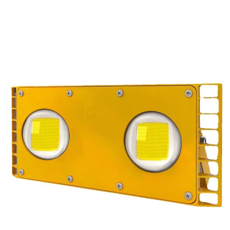 Tunnel trolley light led yellow explosion-proof light EX Golden Sunflower 100W gas station high 12 low voltage 36V floodlight Item Picture