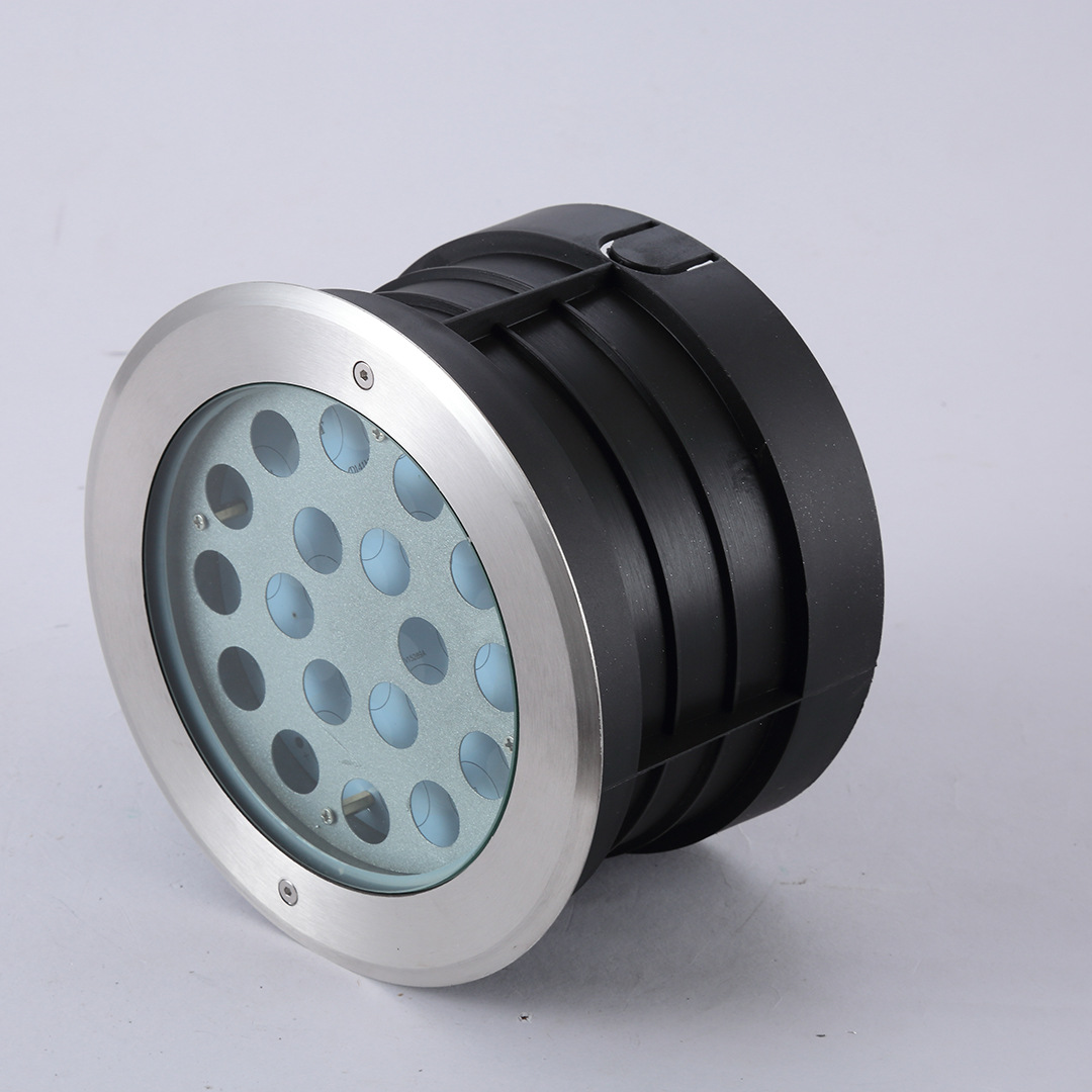 Factory direct sales LED embedded ground lamp housing kit, 304 stainless steel face cover, engineering waterproof IP67 full figure