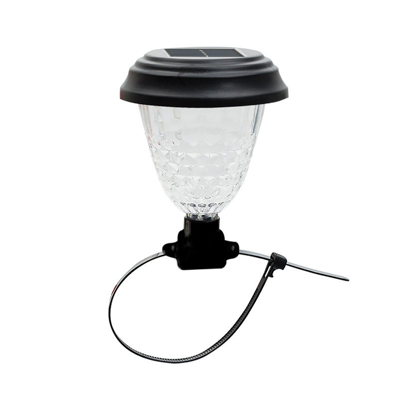 Cross-border hot products direct supply solar swimming pool lights, cable ties, railing lights, upgraded seven-color light and shadow fences, atmosphere night lights Item Picture