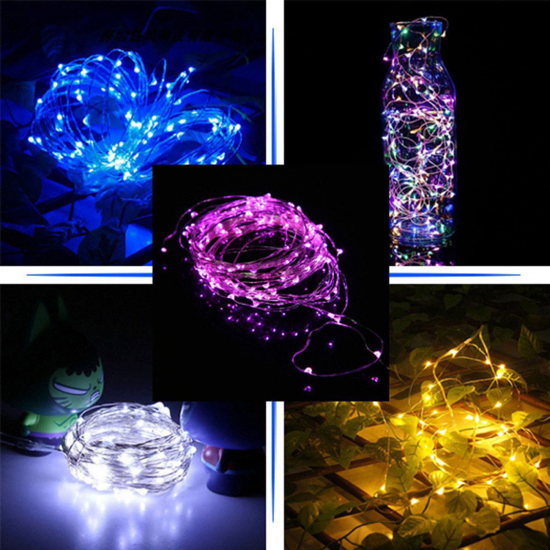 Solar-powered color lights, copper wire light strings, courtyard outdoor waterproof, home garden, villa decoration LED automatic factory Application Scenario